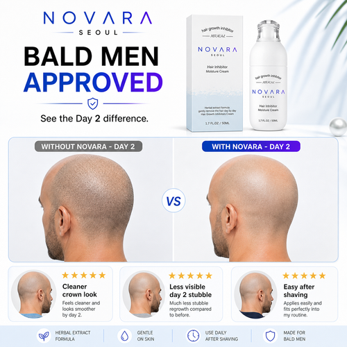 NOVARA™ Hair Growth Inhibitor Cream — Crown Edition