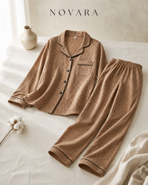 The Breathable Muslin Pajama Set — Heritage Collection