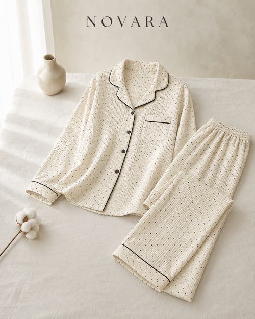 The Breathable Muslin Pajama Set — Heritage Collection