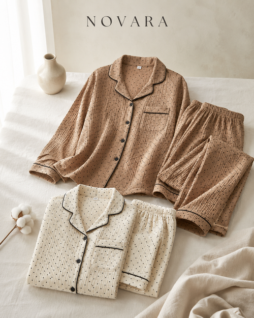 The Breathable Muslin Pajama Set — Heritage Collection