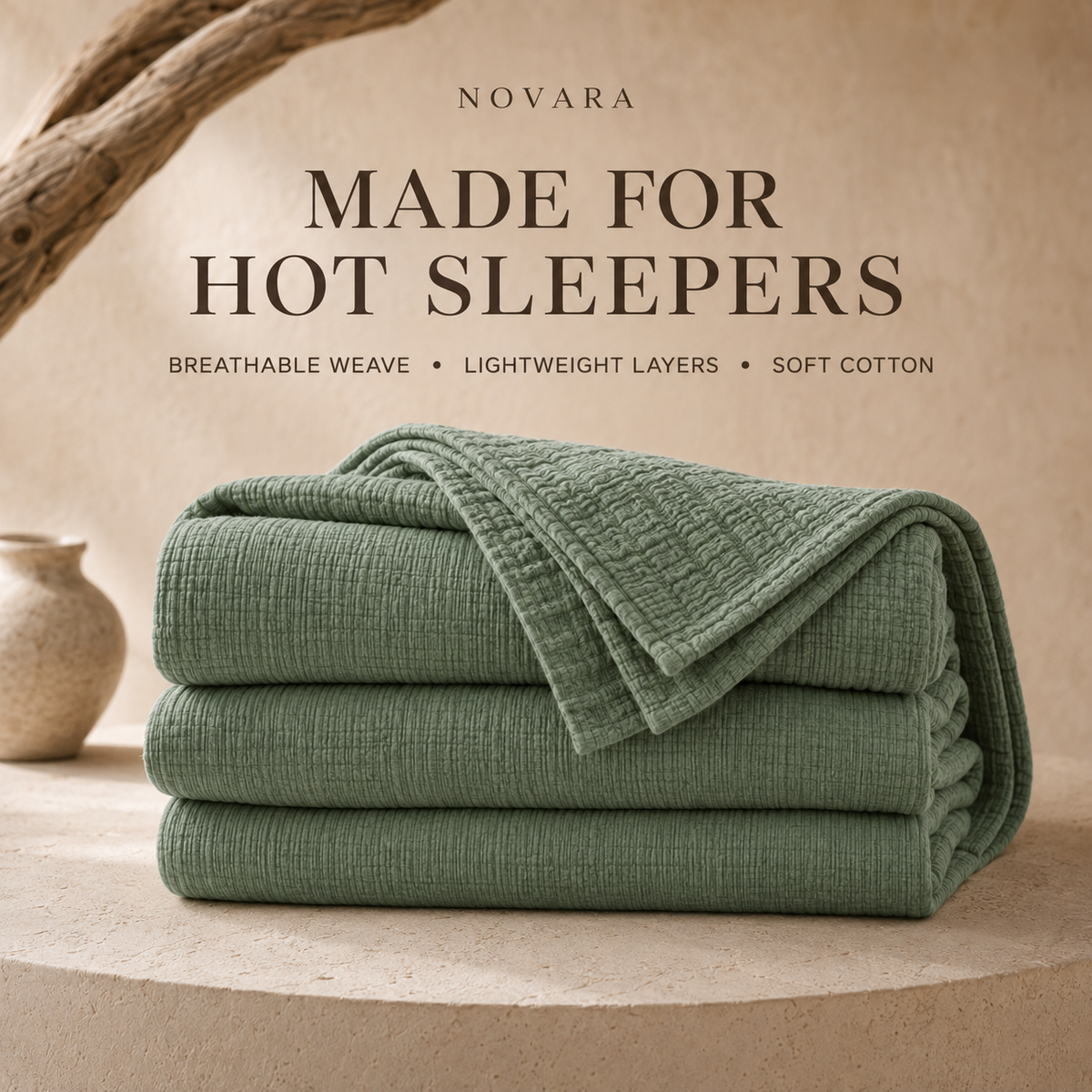 Made for Hot Sleepers — breathable weave, lightweight layers, soft cotton [all-colors]