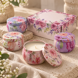 Novara Blush Botanica candle wax detail [blush-botanica]